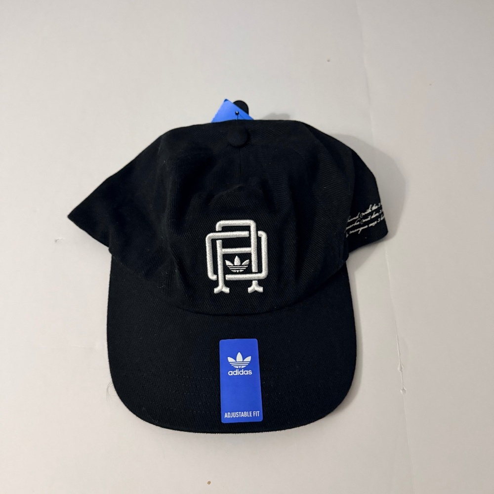 Adidas Originals Adjustable Black Dad Hat 🖤🔥 Trefoil Strapback Cap